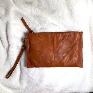 Lucky Brand Leather Wristlet